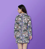 Printed Co-ord Set Of Skirt & Shirt