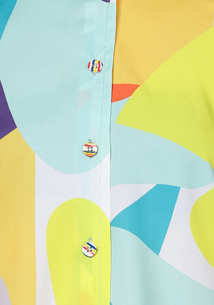 Multicolored dress for women