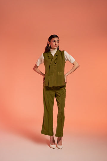 Classic Women's Green Co-ord Set