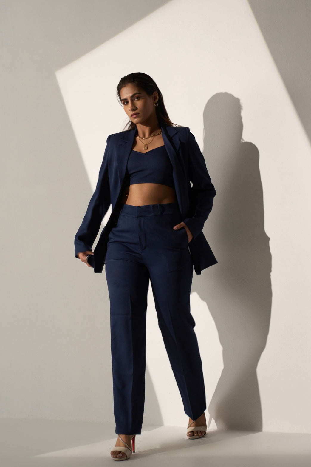 Business Formal Women's Dark blue Suit