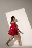 Women's Off Shoulder Red corset dress