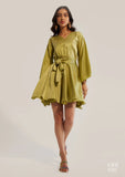 Satin Women's Office party mini dress