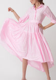 Cotton- Women's Casual Work Flared Dress