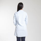 Sky Blue Striped Full sleeves Cotton Stretch Tunic