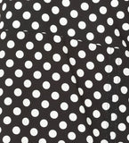 Polka dot printed A-line slit Dress.