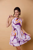 Women's Office Evening Mini 100% Cotton Dress