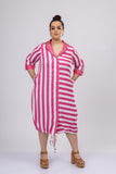 Superannuated Embroidered Shirt Dress