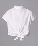 Cotton Tie Knot Crop Top