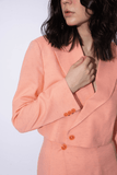 Tailored  Linen Classic Solid Blazer