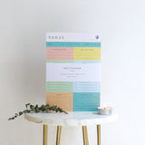 Daily colourblock notepad