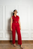 Sister Snatched Formal Waistcoat with Pants for Women's
