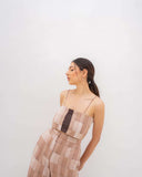Office Wear Women's Brown Co-ord Set