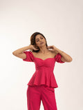 Regular Fit 100% Cotton Co-ord set with Shirt and pants