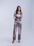 Premium Satin Regular fit Women's Co-ord set Shirt and pants