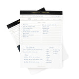 Today's agenda notepad