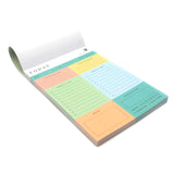 Daily colourblock notepad