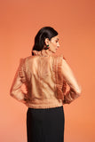 Organza shirt with exaggerated Full sleeves