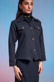 Black Everyday Women's Tweed Jacket