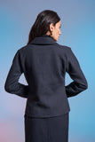 Black Everyday Women's Tweed Jacket
