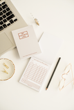 Expense Tracker | Money Management and Organization | Small and Portable | White