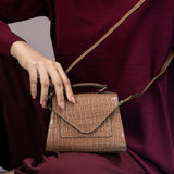 IMARS Stylish Crossbody Miami Tan For Women & Girls (Sling) Made With Faux Leather
