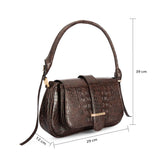 IMARS Stylish Handbag Miami Tan For Women & Girls (Baguette) Made With Faux Leather