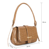 IMARS Stylish Handbag Miami Tan For Women & Girls (Baguette) Made With Faux Leather