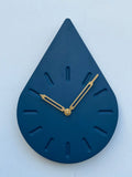 YC DROPLET CLOCK- ROYAL BLUE