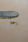 Yellow Solitaire studs