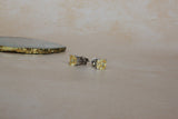Yellow Solitaire studs
