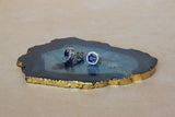 Blue Stud with halo