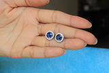 Blue Stud with halo