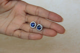 Blue Stud with halo