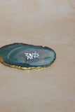 Oval Stud with side flower