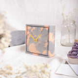 YC ELEVATE- GREY & PEACH (DESK CLOCK)