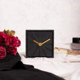 YC ELEGANCE- BLACK (DESK CLOCK)