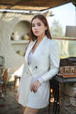 Women's Formal Blazer in White 