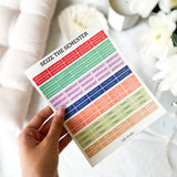 Planner Sticker Set