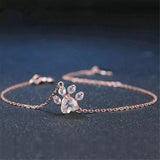 Paw Bracelet - Rose Gold