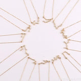Zodiac Star Sign Constellation Pendant - Scorpio - Gold