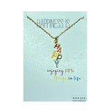 Rack Jack Happy Enamel Charm Pendant - Multicolour