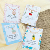 Rack Jack Y2K Charm Pendant Gold Necklace - Season Love - Summer - Pineapple