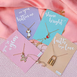 Rack Jack Y2K Charm Pendant Gold Necklace - Inspirational - Kitten