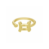 Zodiac Sign Rings - Gemini - Gold