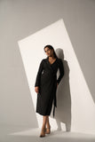 Women's Classic Long black Blazer dress