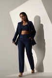 Business Formal Women's Dark blue Suit