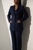 Business Formal Women's Dark blue Suit