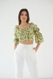 Office Women's Printed 100% cotton handblocked print top