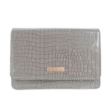 IMARS Stylish Crossbody Grey Croco For Women & Girls (Crossbody) Made With Faux Leather