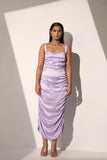 Lavender Women's Party Satin dress